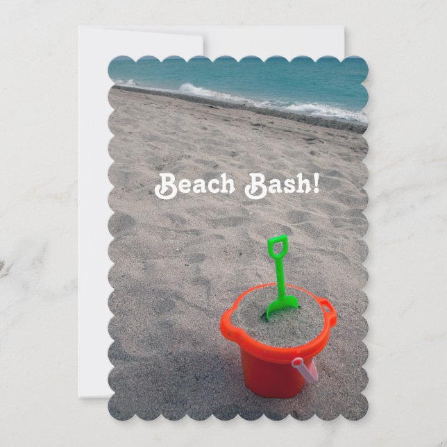 Convite Beach Bash (Frente)