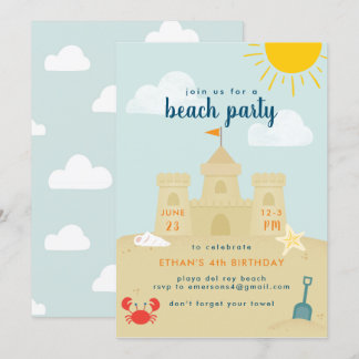 Convite Beach Bash