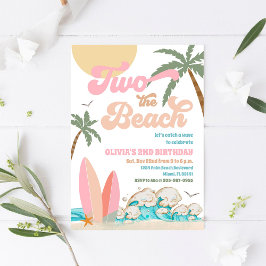 Convite Beach Birthday Surf Party Invitation