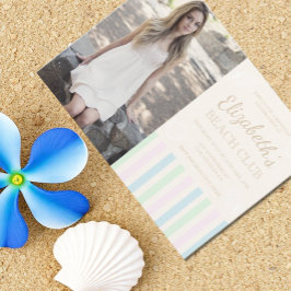 Convite Beach Club Birthday