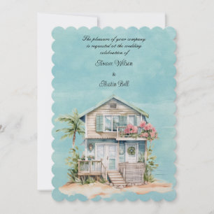 Convite Beach House Wedding