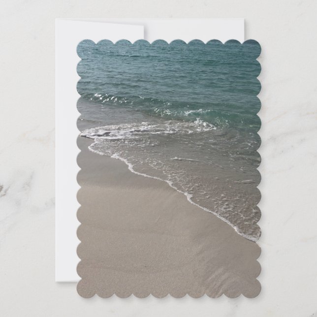 Convite Beach Wedding (Frente)