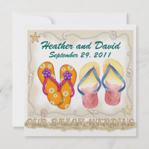 Convite Beach Wedding