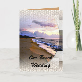 Convite Beach Wedding Invitation