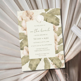 Convite Beachy Boho Wedding