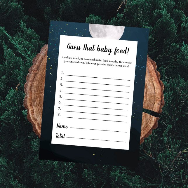 Convite Bear Adivinha O Jogo Do Chá de fraldas Da Comida D (Criador carregado)