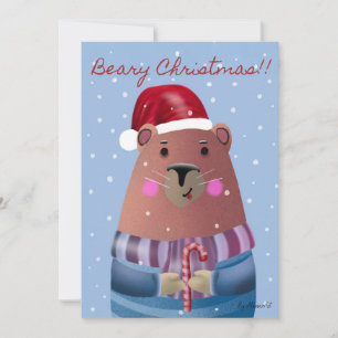 Convite Beary Christmas