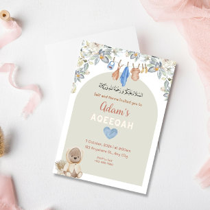 Convite Beary Cute Aqeqah