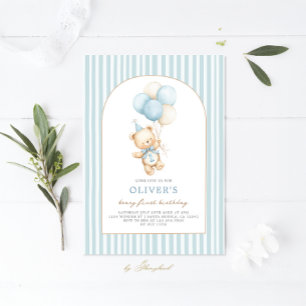 Convite Beary First Birthday