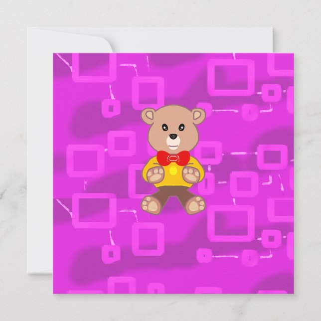 Convite Beary Special Invitation (Frente)