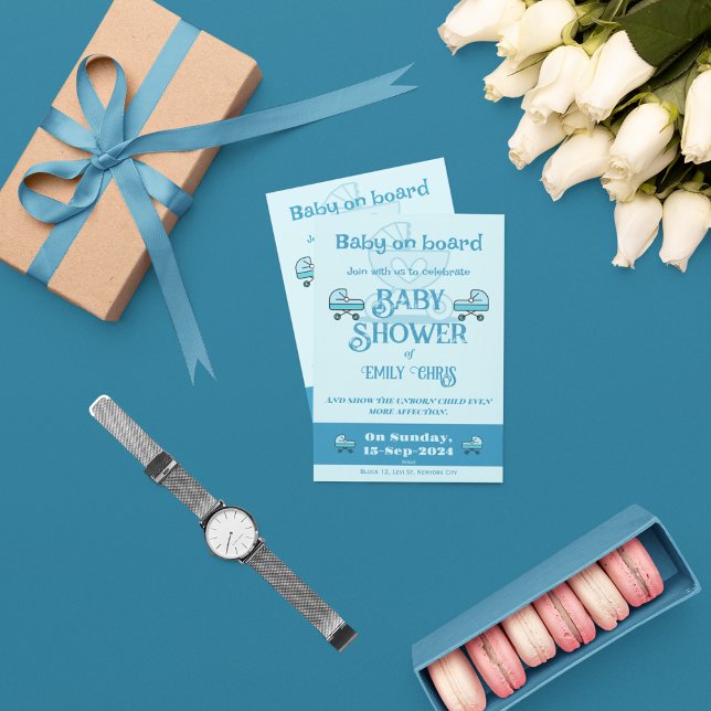 Convite Bebê a Bordo (Criador carregado)