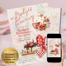 Bebê Brejando Vintage Retro Tea Party Red Polkadot