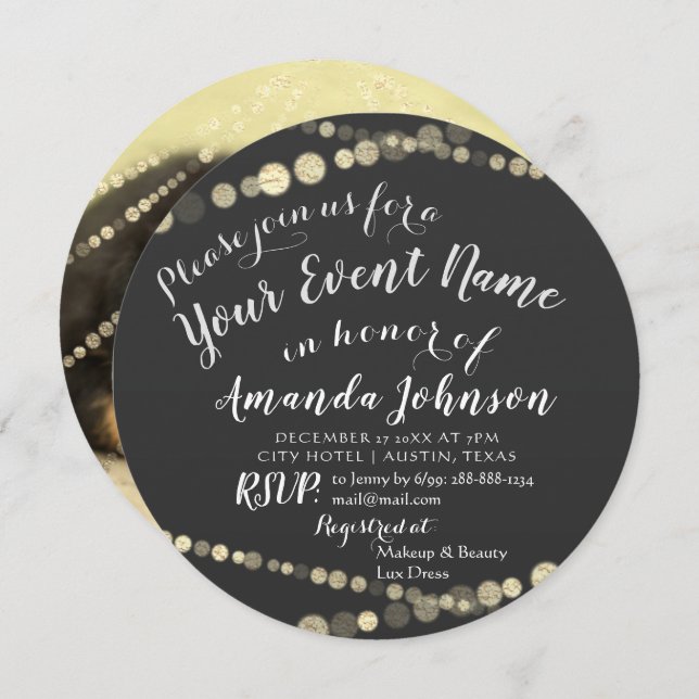 Convite Bebê cachorrinho banho de cachorro Novo Pet Foto C (Frente/Verso)