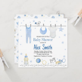 Convite Bebê da Watercolor