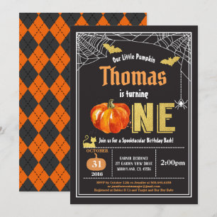 Convite Bebê das bruxas 1rua primeira festa de aniversário