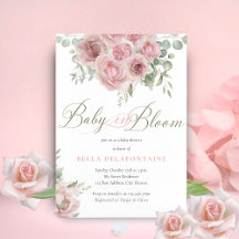 Bebê de Bloom Chá de fraldas