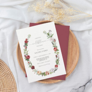 Convite Bebê de Flor Selvagem na Bloomia Chá de fraldas