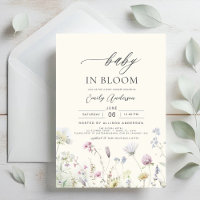 Bebê de flor selvagem no Jardim de Chás de fraldas
