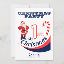 Convite Bebê de Natal "Meu Natal de 1rua"