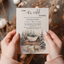 Bebê de neve de inverno Está frio fora do Chá de f