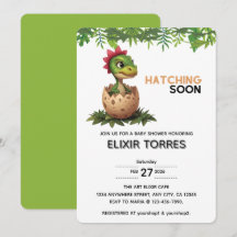 Bebê Dinossauro Kawaii Adorável Nascimento