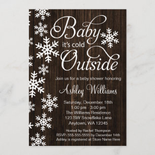 Convite Bebê é chá de fraldas de madeira rústico da parte