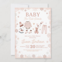 Bebê É frio fora do Chá Neve Neutra