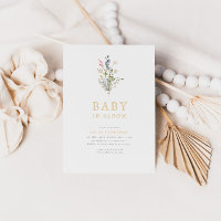 Bebê em Blogue Primavera Wildflower Chá de fraldas