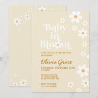 Bebê em Bloom que brava Chá de fraldas de Daisy
