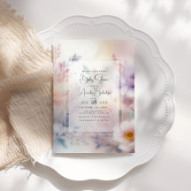 Bebê em Bloom Watercolor Chá de fraldas Floral