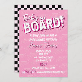 Convite Bebê em Calçados de skate - Rapariga -