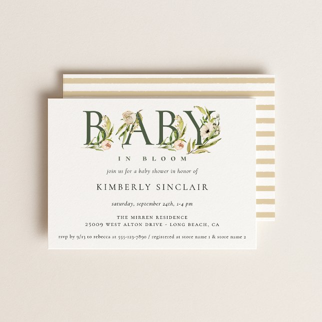 Convite Bebê em Chá de fraldas (Criador carregado)