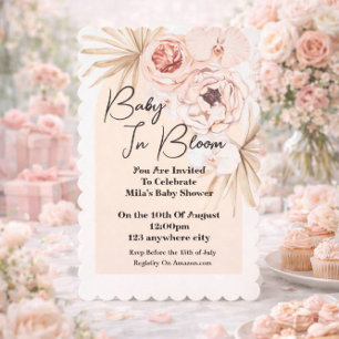 Convite Bebê Em Chá de fraldas De Sangue