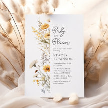 Bebê em Flor Baby Shower de Flores Silvestres