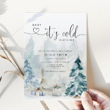 Bebê está frio fora do chá de fraldas