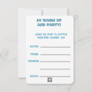 Convite Bebê Está Frio Lá Fora! Suprimentos para Festa