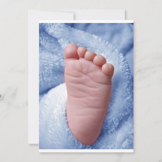 Convite Bebê Menino  (Frente)