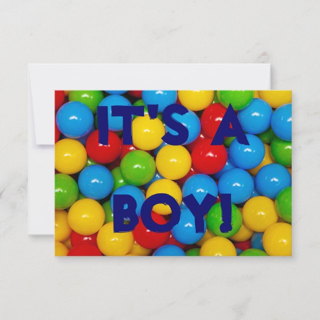 CONVITE BEBÊ MENINO  (Frente)