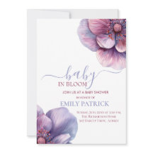 Bebê na floração | floral de chá de fraldas