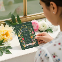 Bebê no Bloom Floral Garden Chá de fraldas