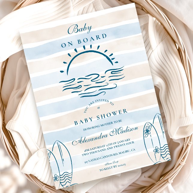 Convite Bebê no Chá de fraldas Conselho (Criador carregado)