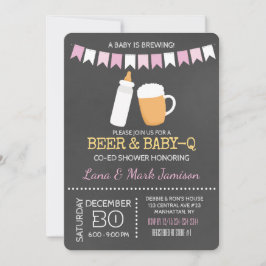 Convite Bebê-Q Chá De Bebê CHURRASCO De Co-Ed