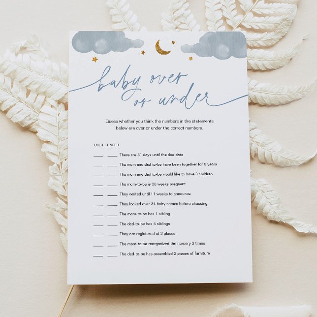 Convite Bebê Sobre Ou Sob O Jogo De Chá de fraldas Da Estr (Criador carregado)