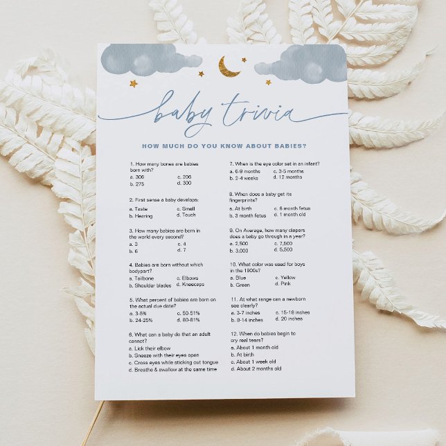 Convite Bebê Trivia Twinkle - Pequena Placa de Chá de fral (Criador carregado)