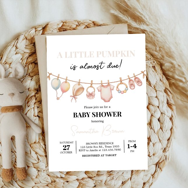 Convite bebedeira de arco rosa-abóbora (Criador carregado)