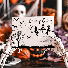 Convite Beber Bruxas em Festa de Halloween
