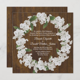 Convite Bebês Breath Wreath Weditation