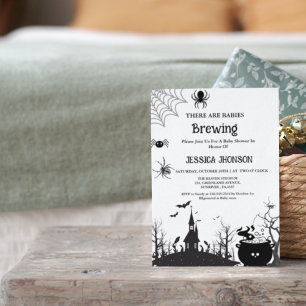 Convite Bebês Criando o Chá de fraldas Negro do Dia das Br