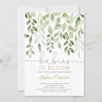 Bebês em Bloom Geminação Verde Convidado