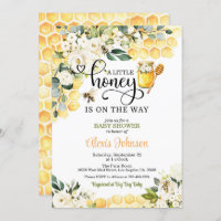 Bee A Little Honey está no Caminho Chá de fraldas